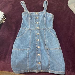 mini jean dress